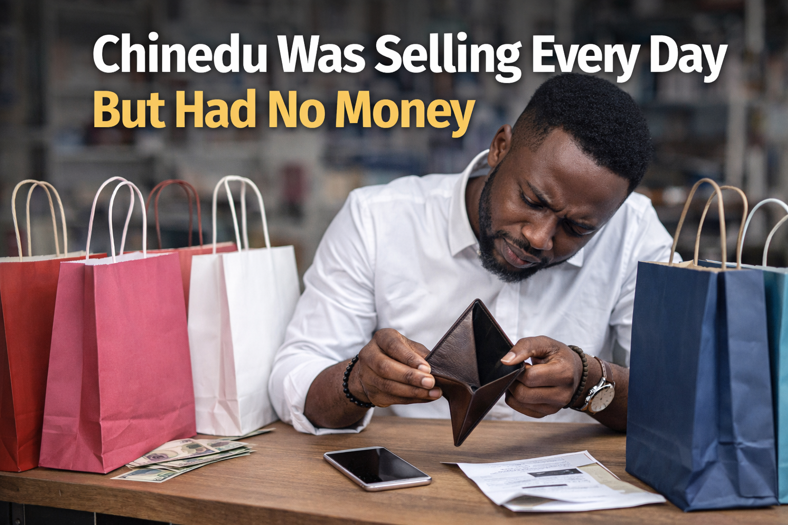 Chinedu Was Selling Every Day… But Had No Money