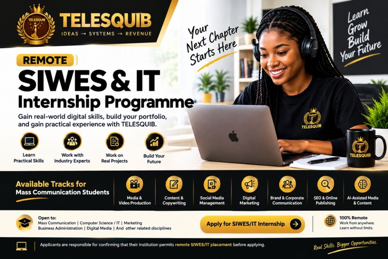 TELESQUIB SIWES & Internship Programme | Build Real-World Skills